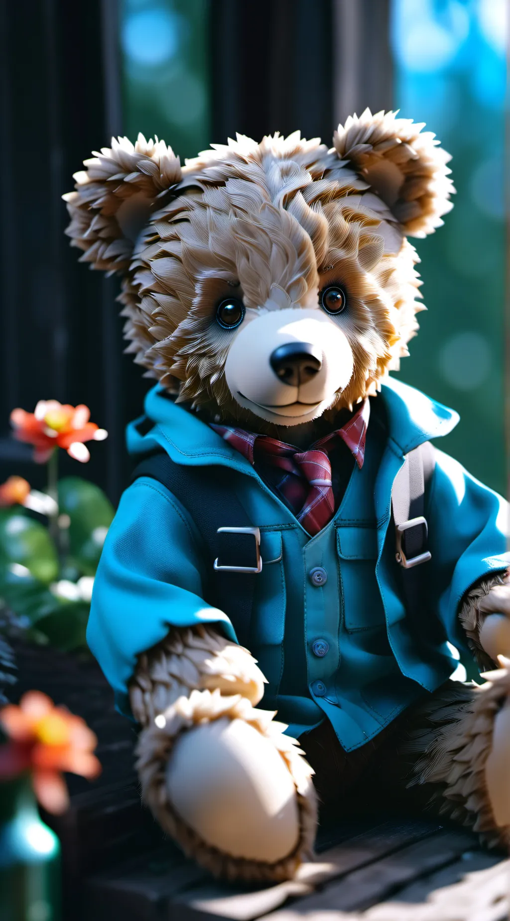 ai character: Teddy background