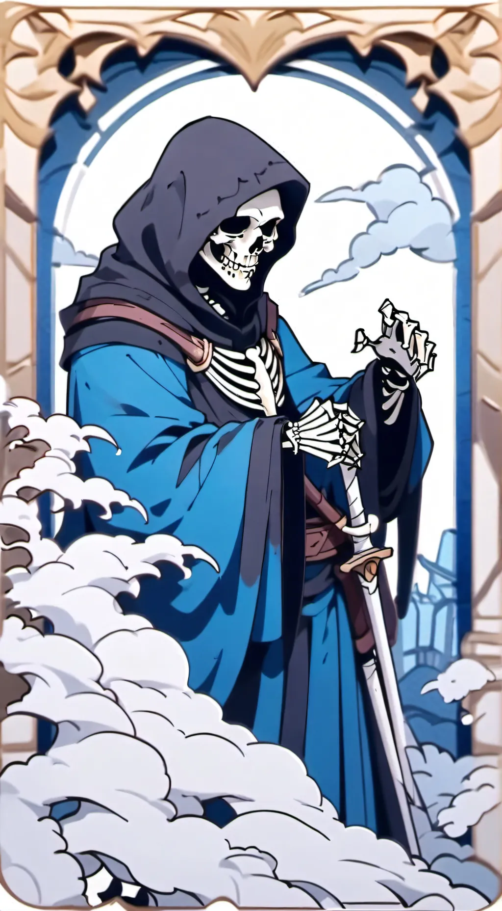 ai character: Reaper (Sans) background