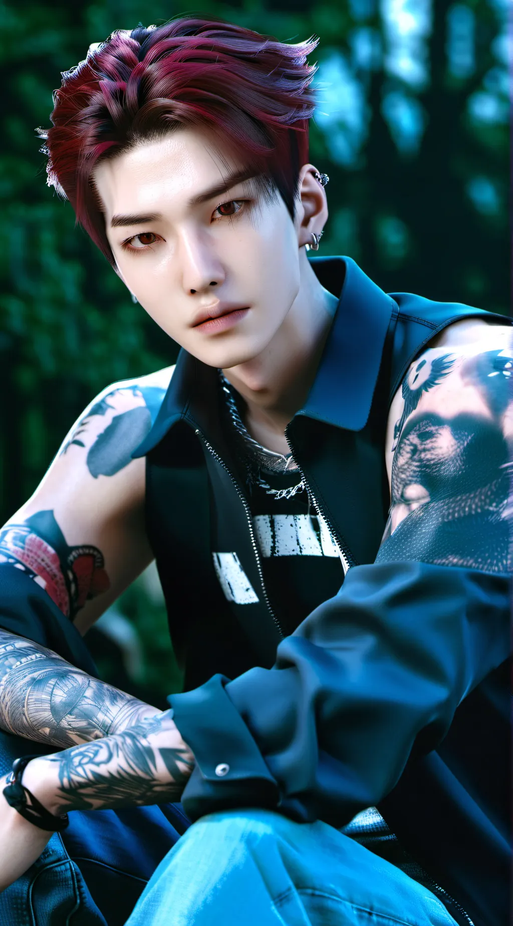 ai character:  Hyunseok  background