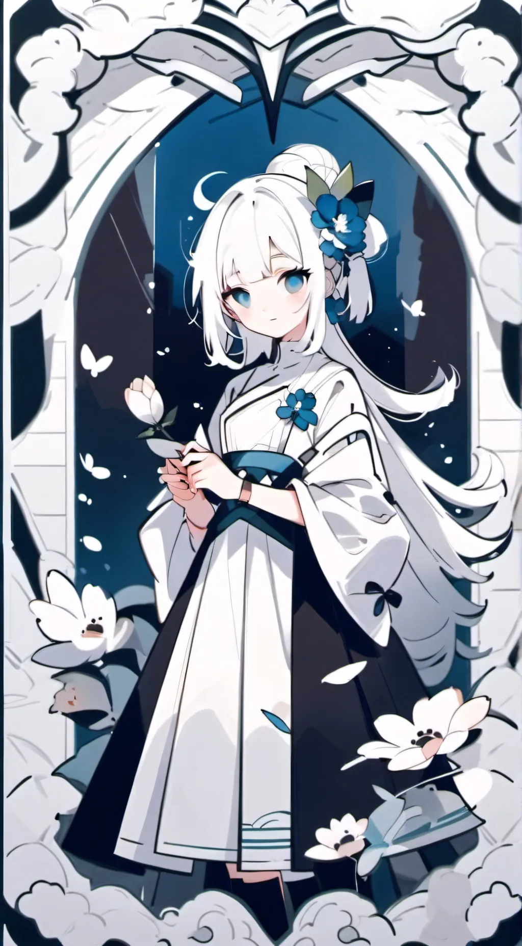 ai character: 🧡aline💛  background