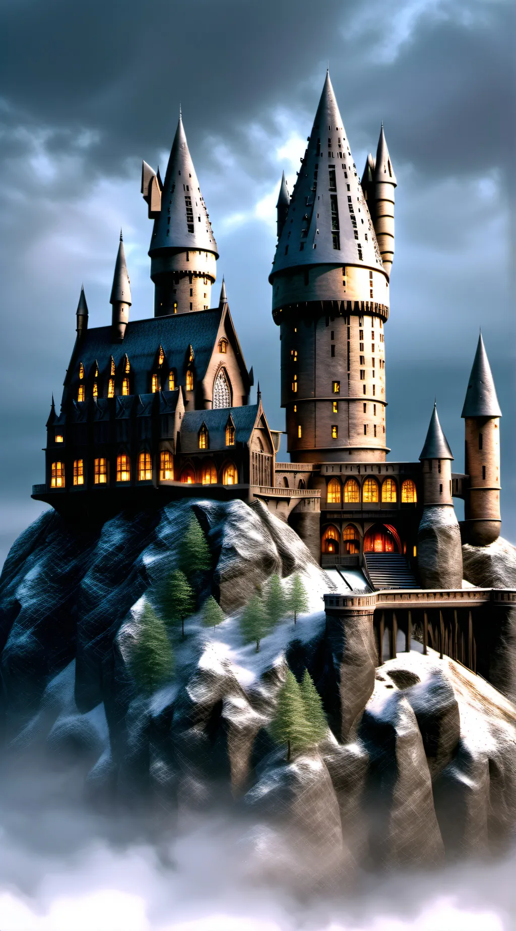 ai character: Hogwarts background
