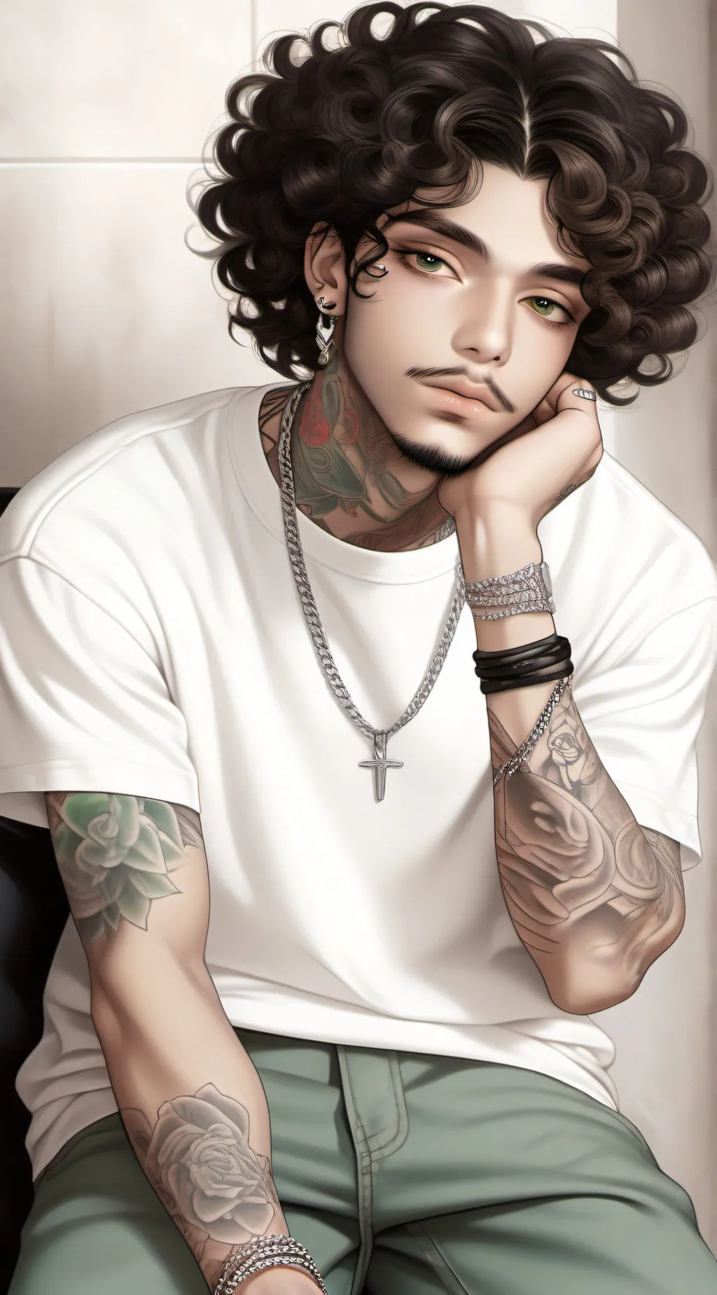 ai character: Ceaser  background