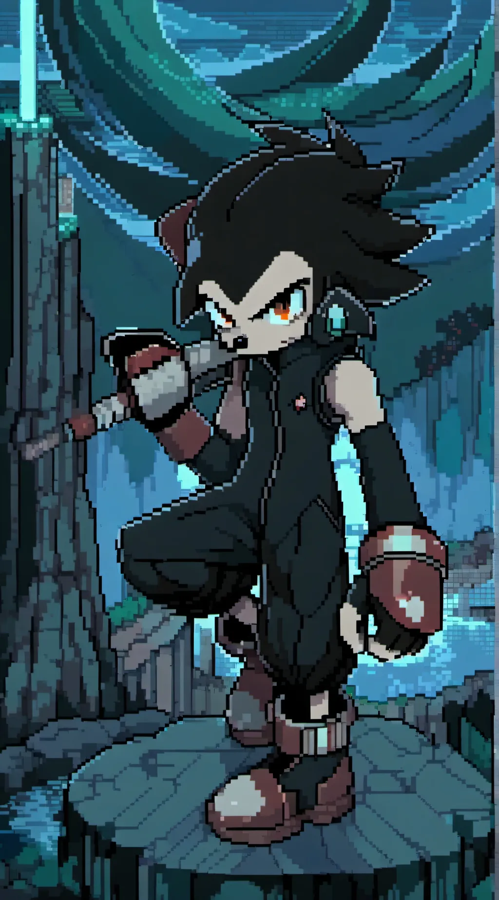 ai character: shadow (sxsg) background