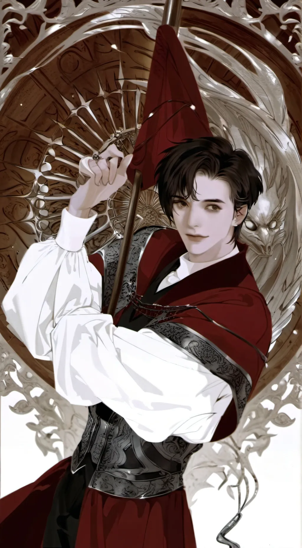 ai character: Forbidden love  background