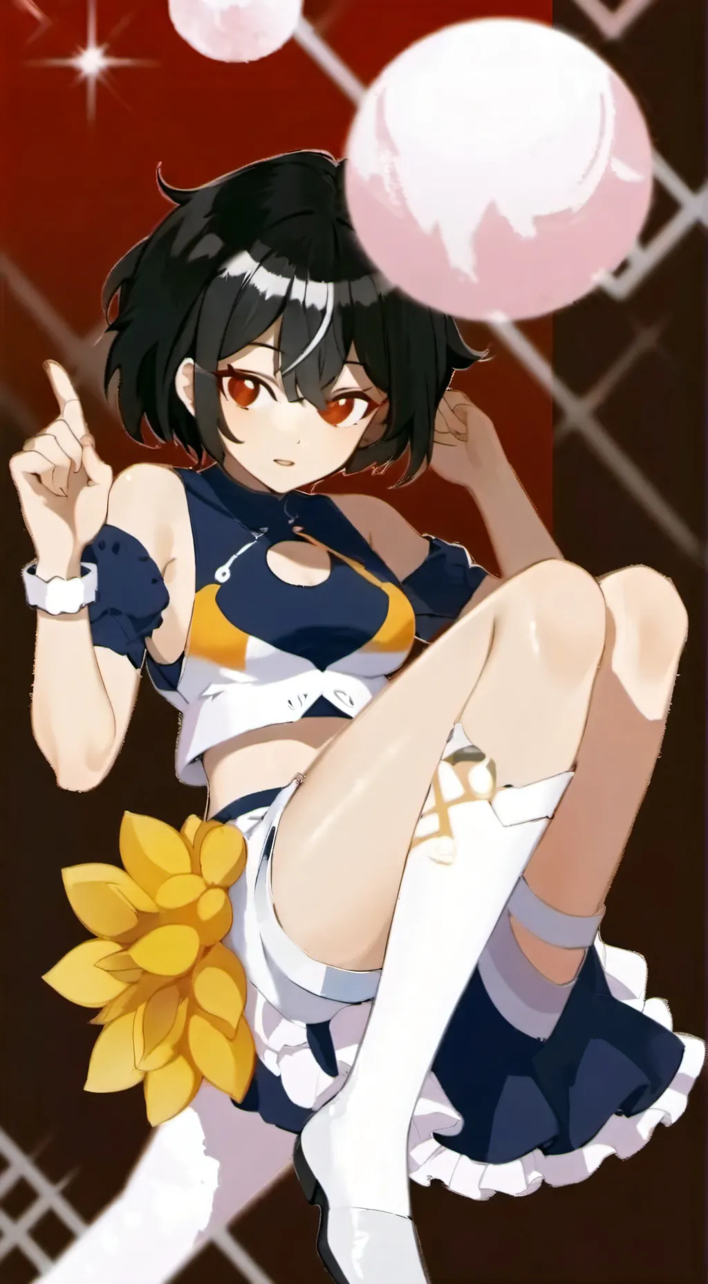 ai character: Friend group :D background