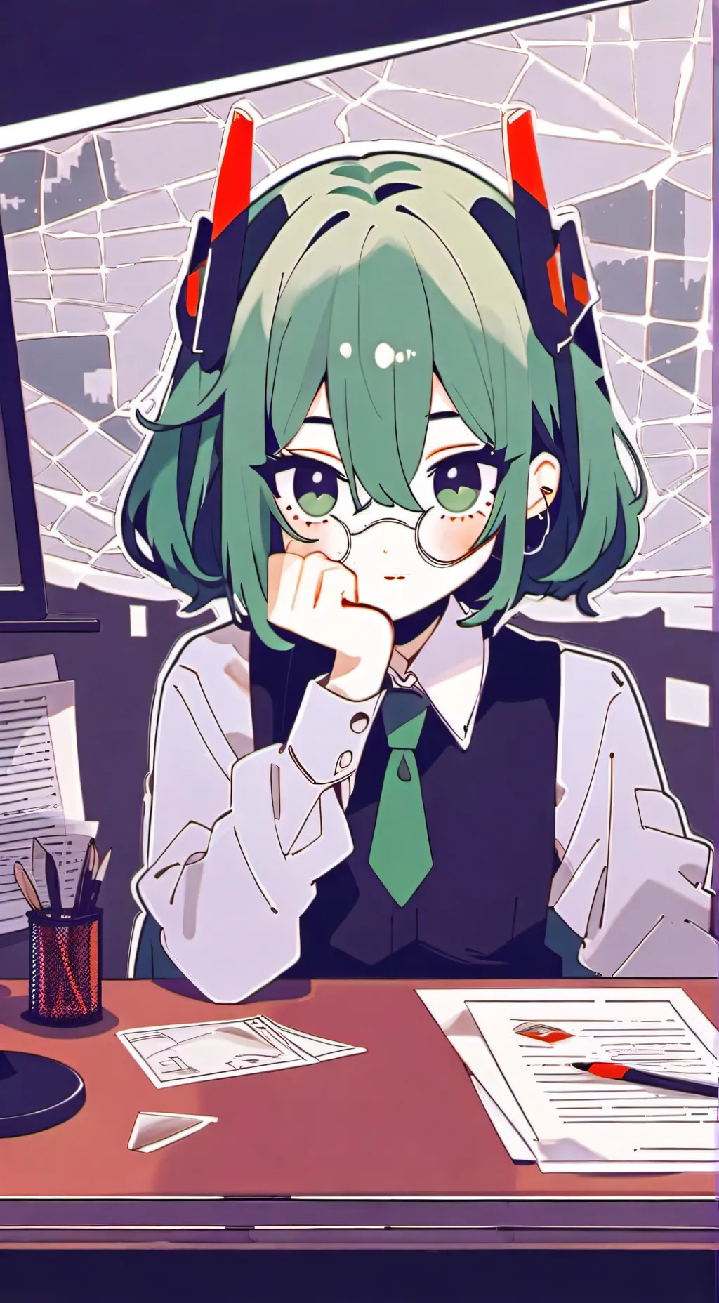 ai character: TLAKIE ASSISTANT. background