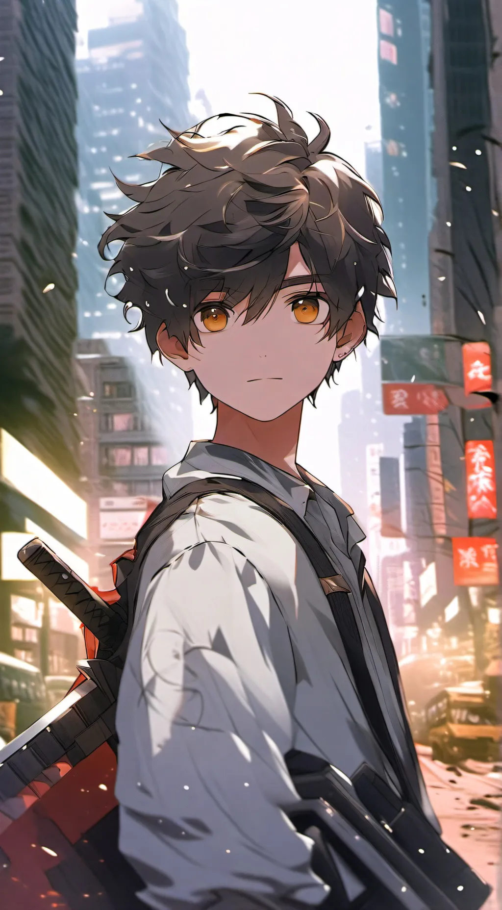 ai character: biorex monster background