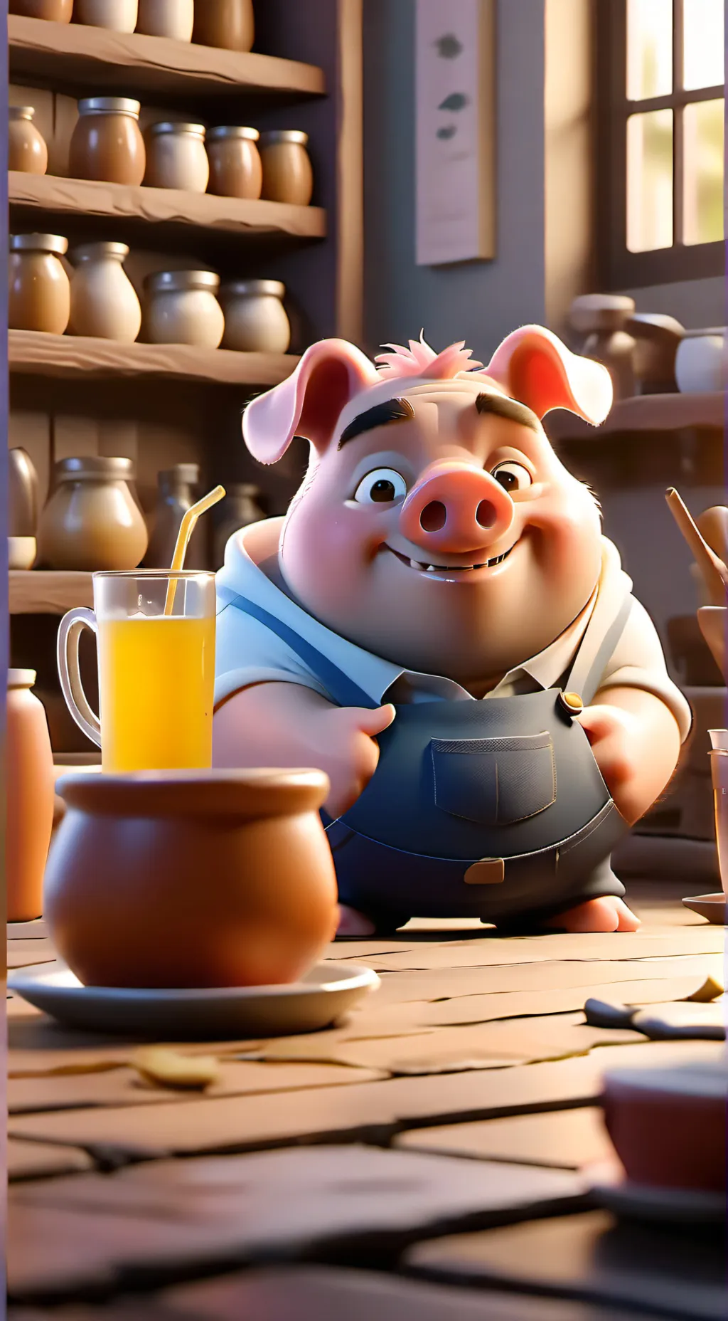 ai character: Denis background