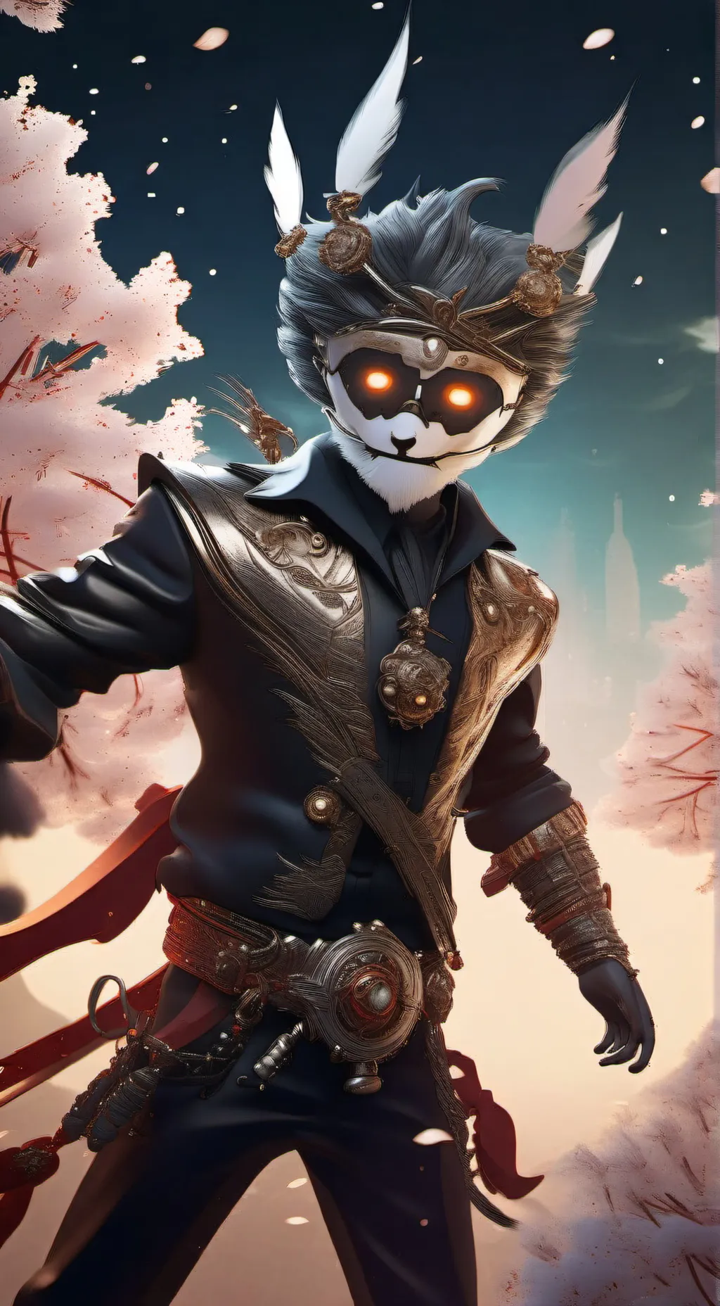 ai character: D (muther drones) background