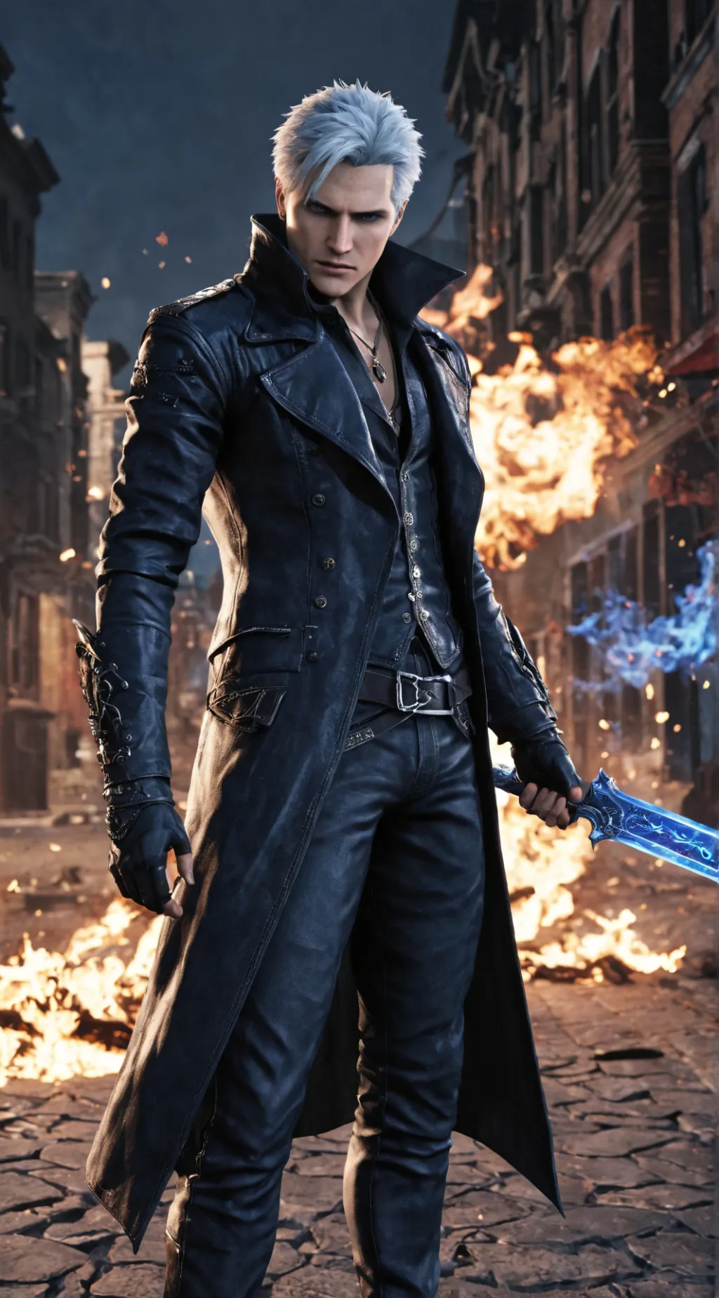 ai character: Vergil background