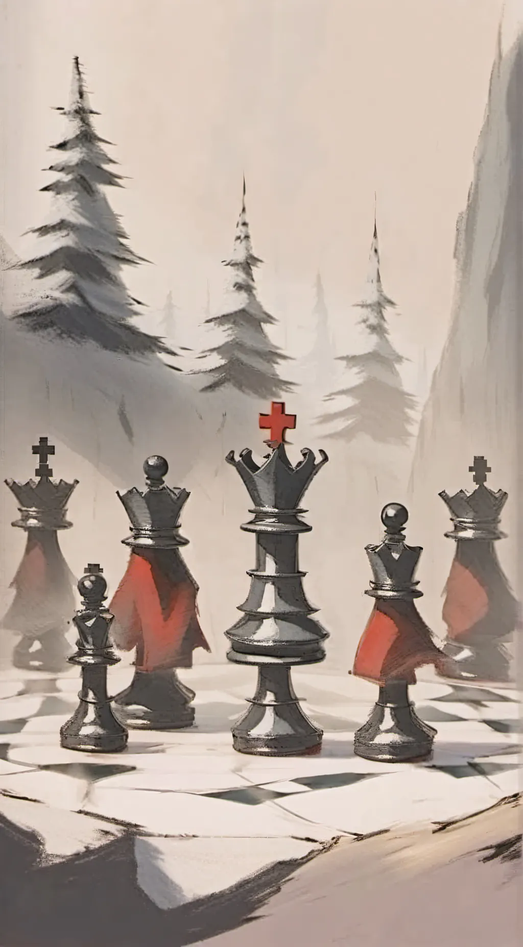 ai character: chess background
