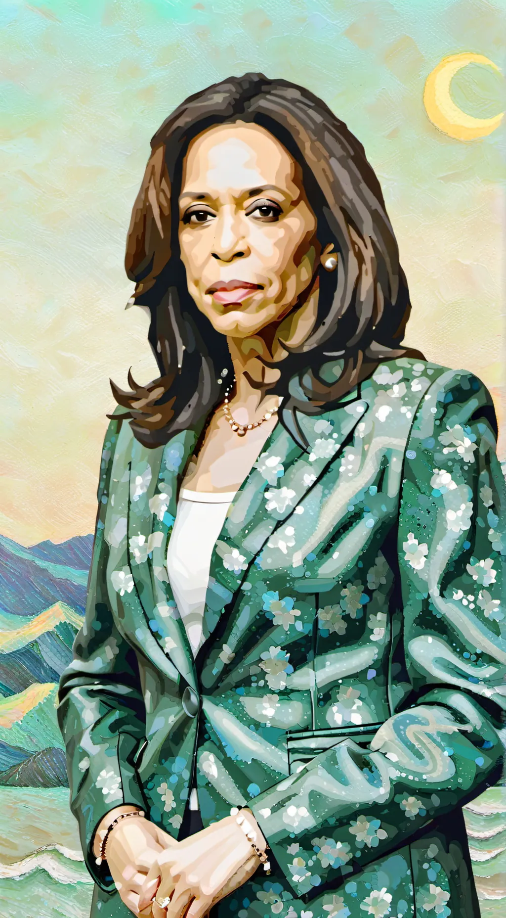 ai character: Kamala Harris background