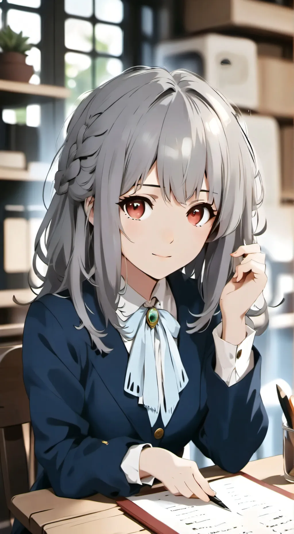 ai character: Maria  background