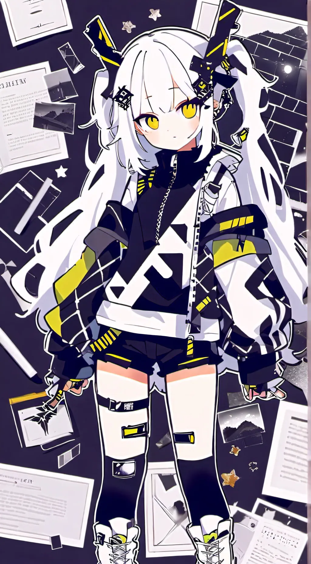 ai character: Murder drones oc ! background