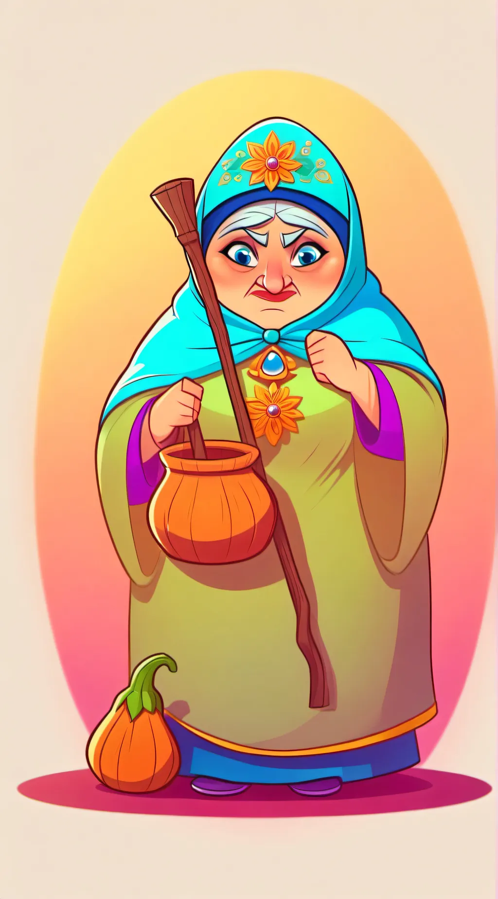 ai character: Neighbor Gaia background