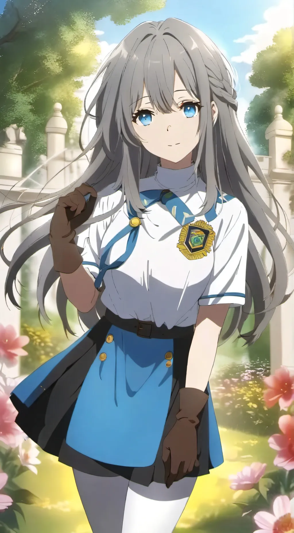 ai character: sakura  background