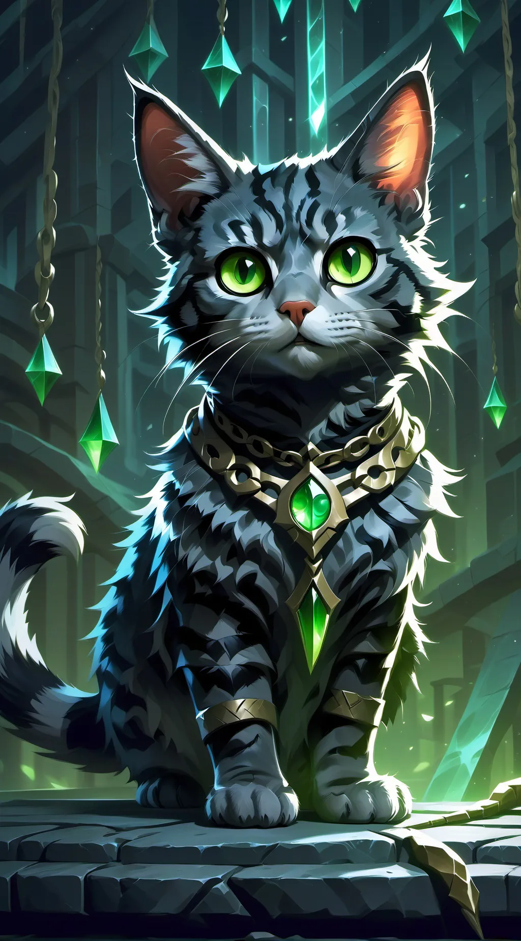ai character: John, the cat background