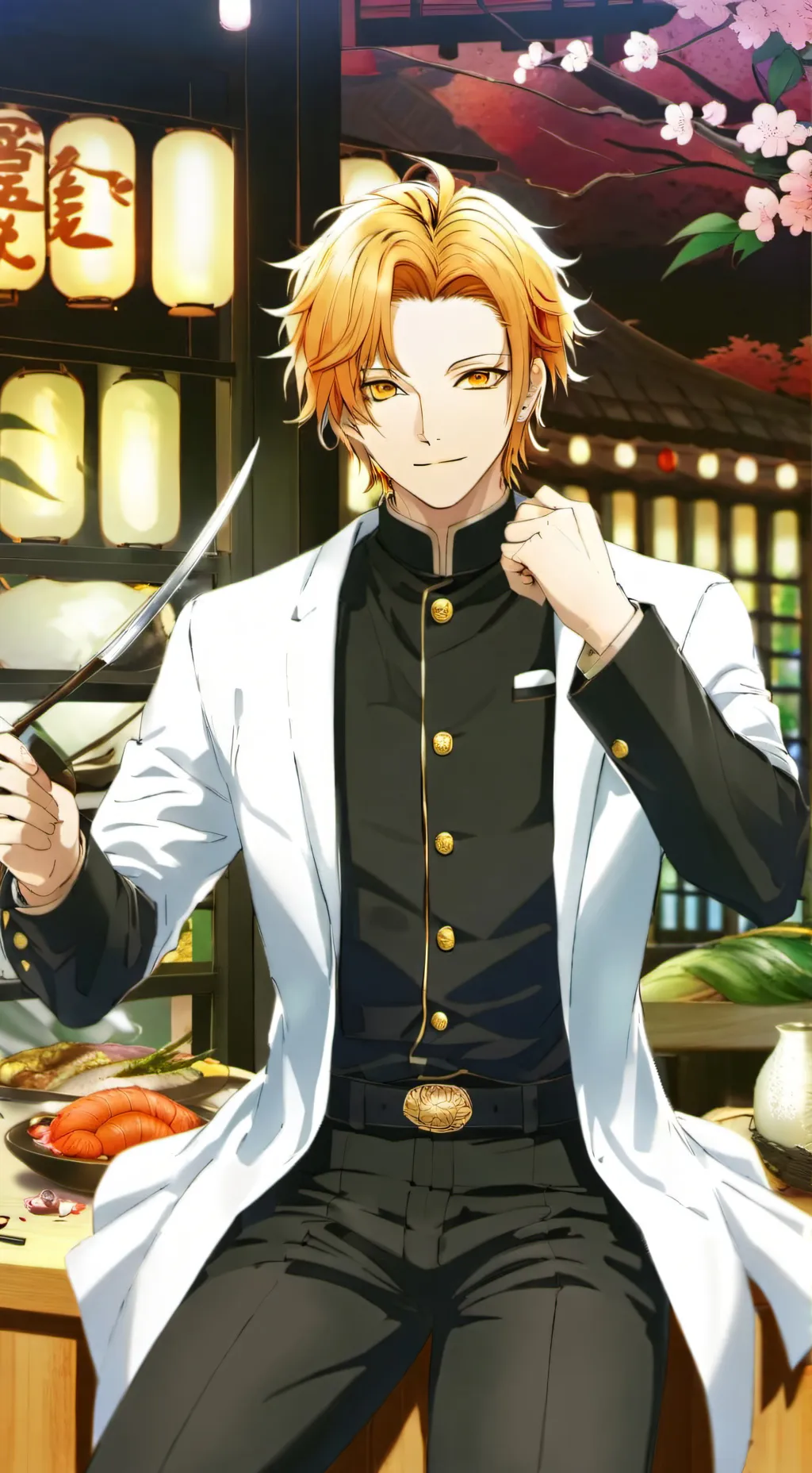 ai character: Zenitsu background