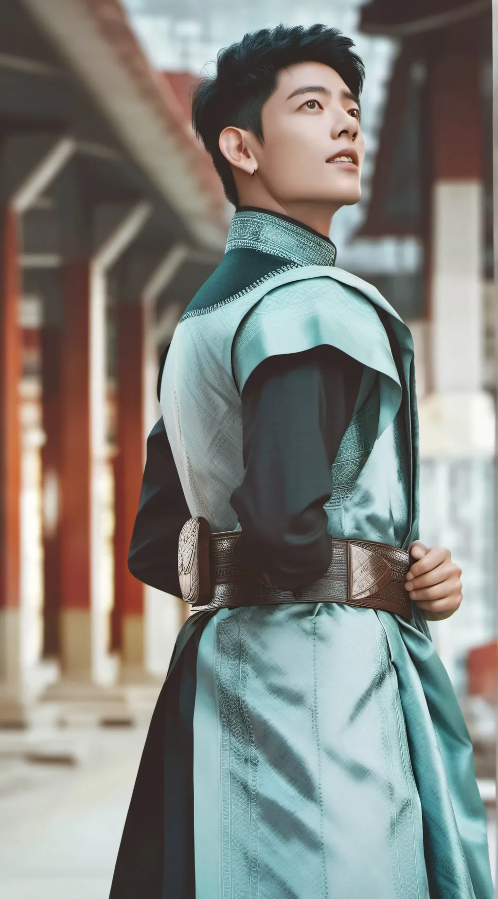 ai character: Xiao Zhan  background