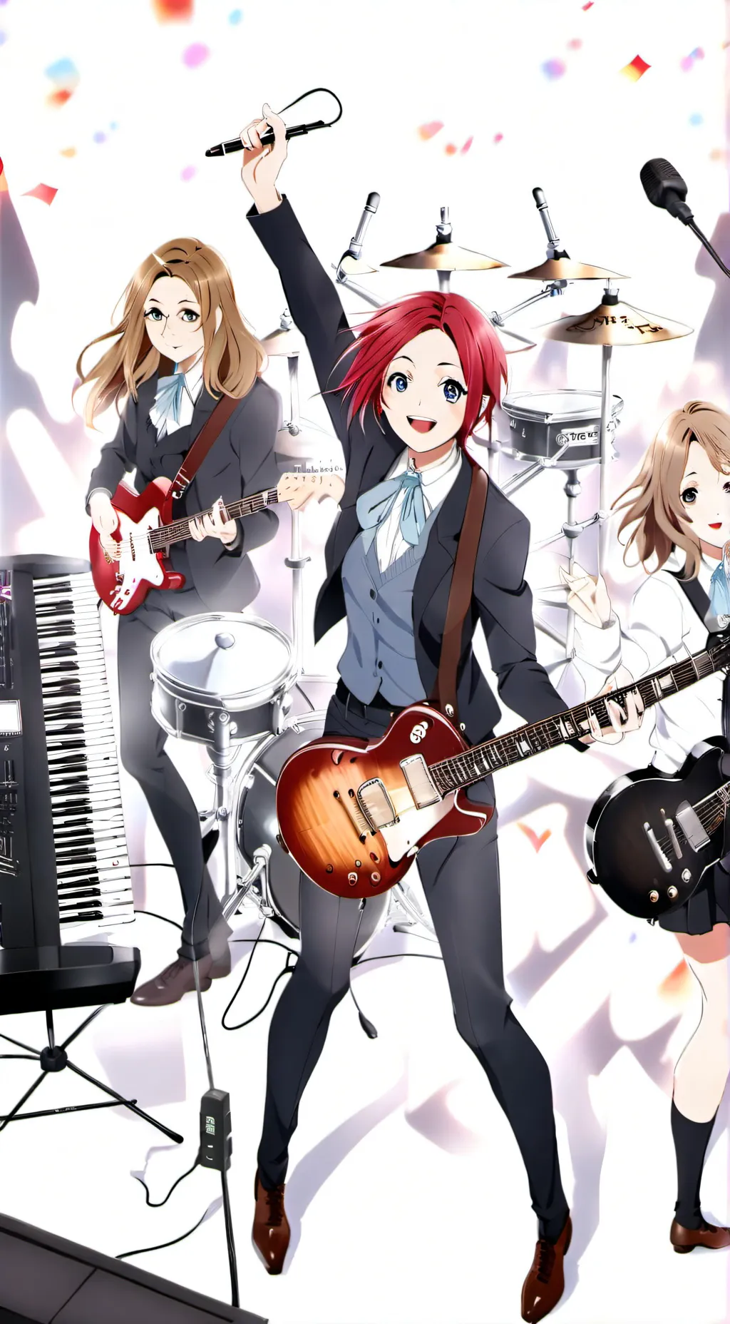 ai character: Rock band background