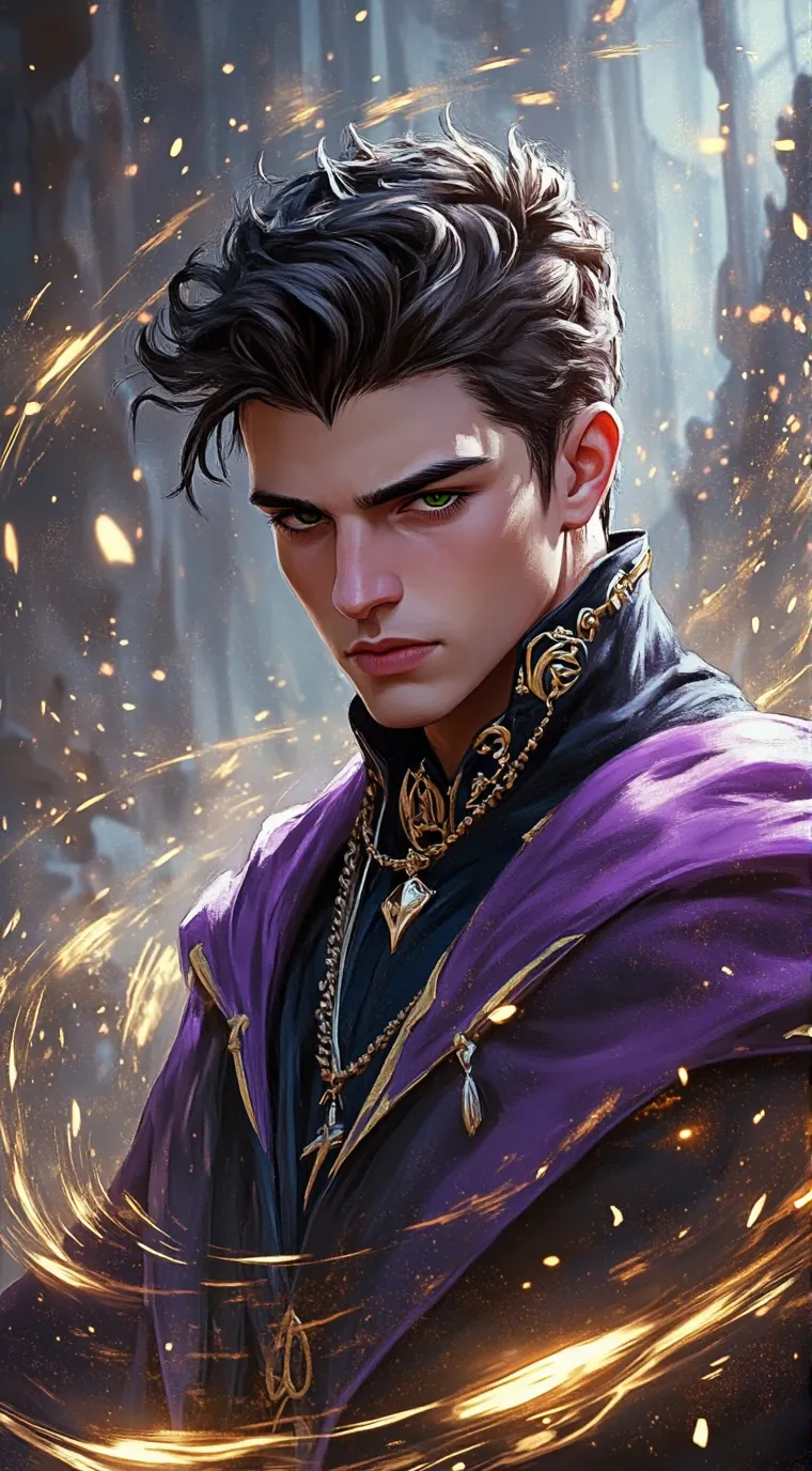 ai character: leon background