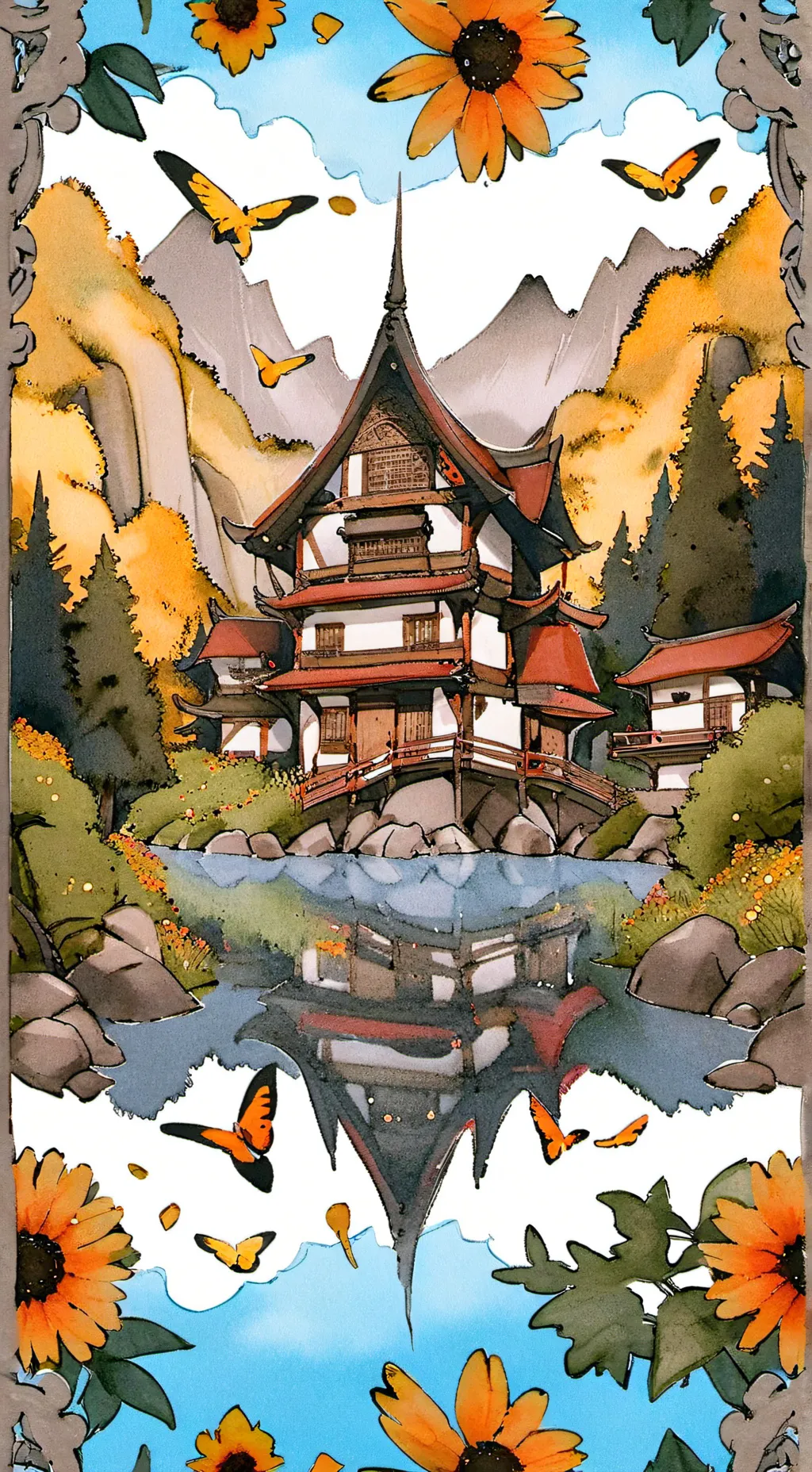 ai character: Dandy’s run ￼ background