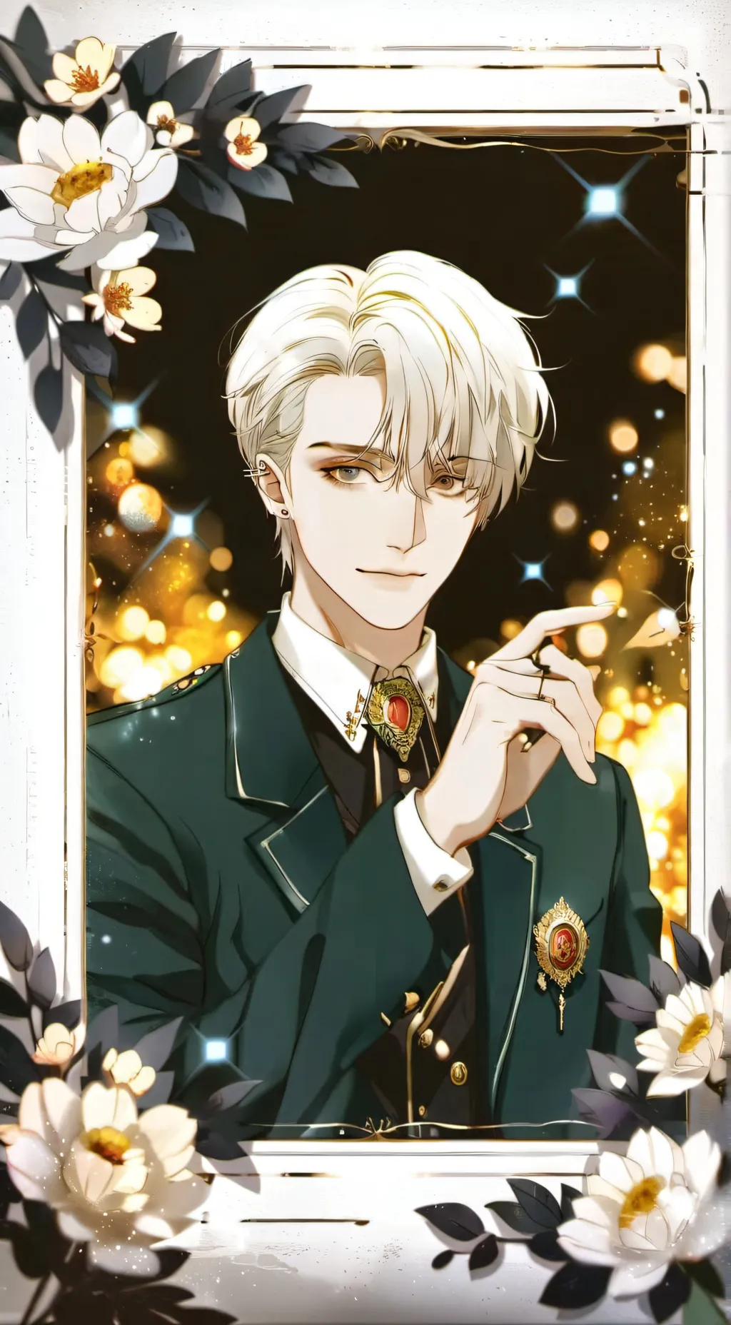 ai character: Draco, Malfoy ￼ background
