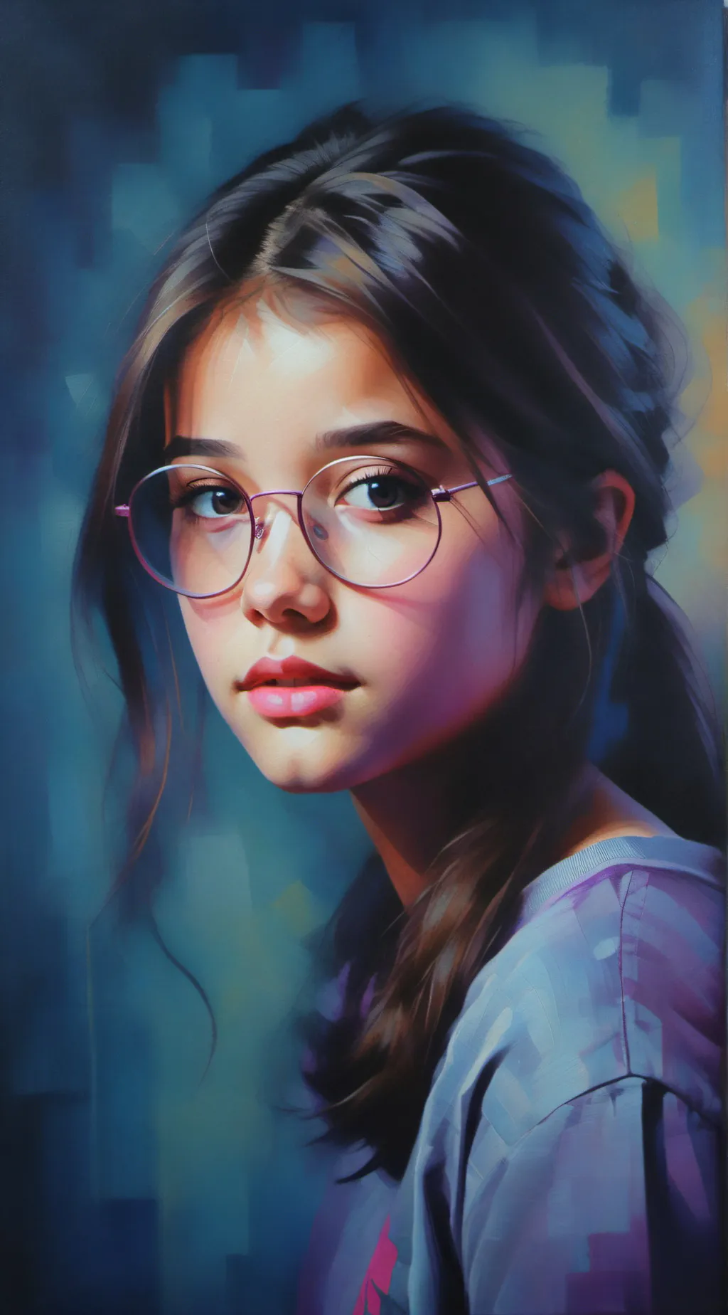 ai character: Amethyst background