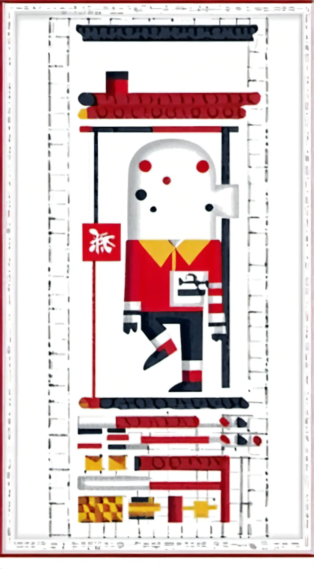 ai character: Numberblock Twelve background