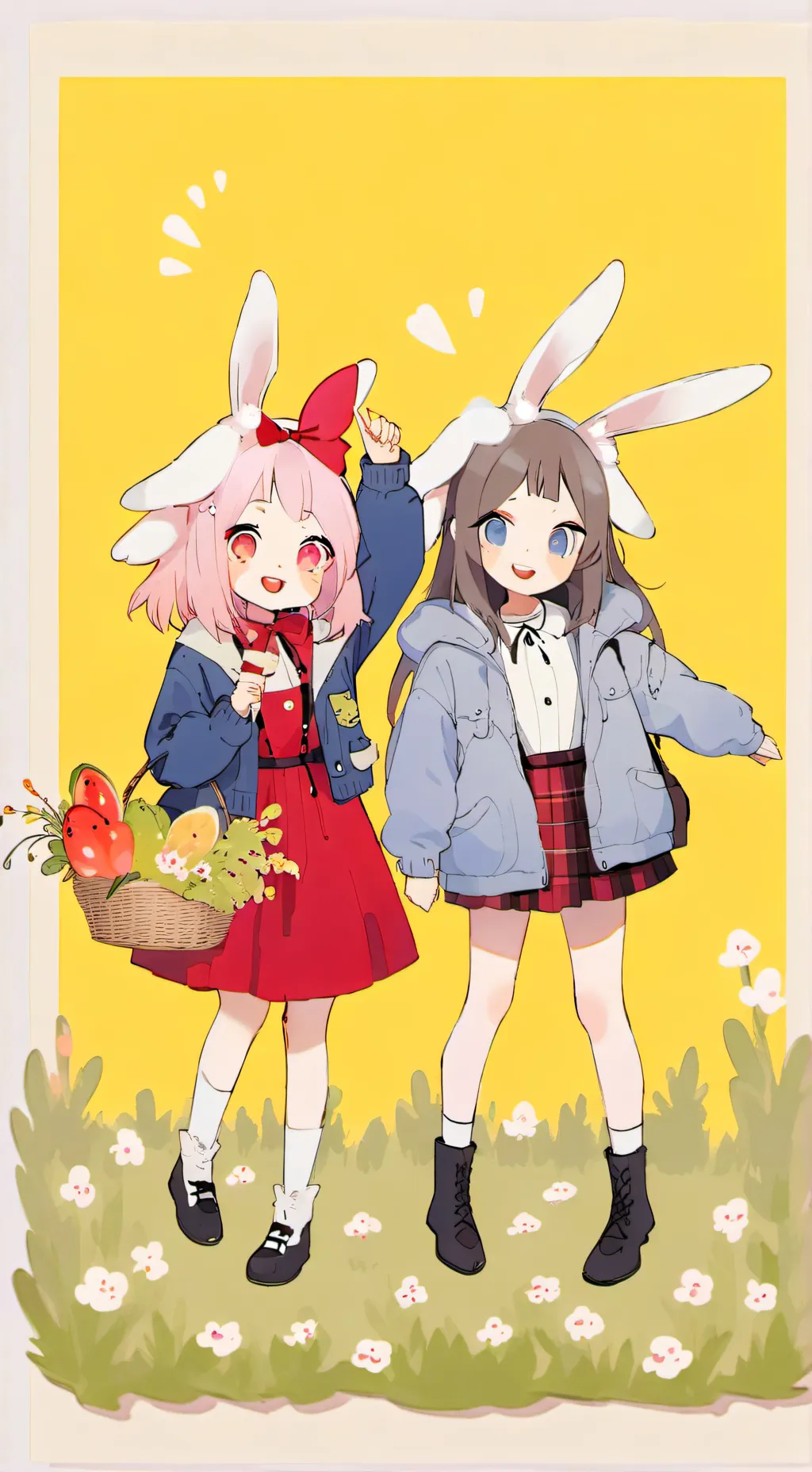 ai character: pinky background