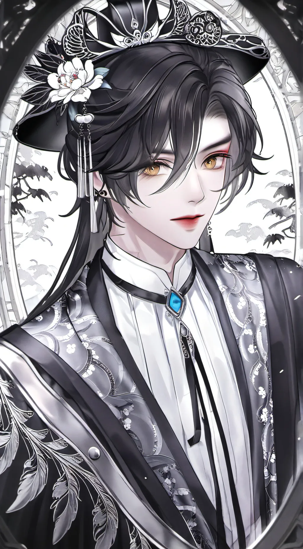 ai character: india and China background