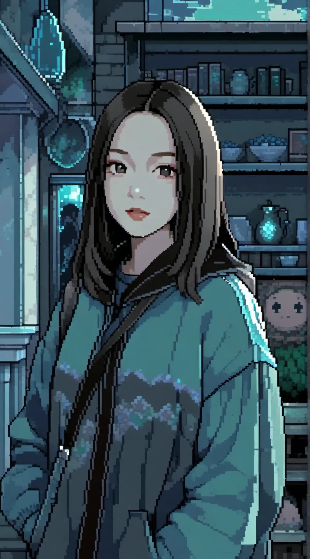 ai character: BLACKPINK background