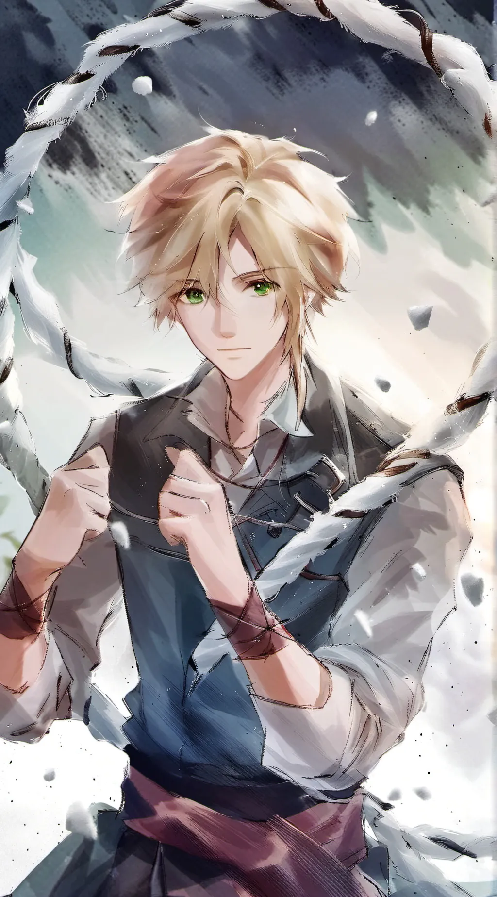 ai character: Leo background