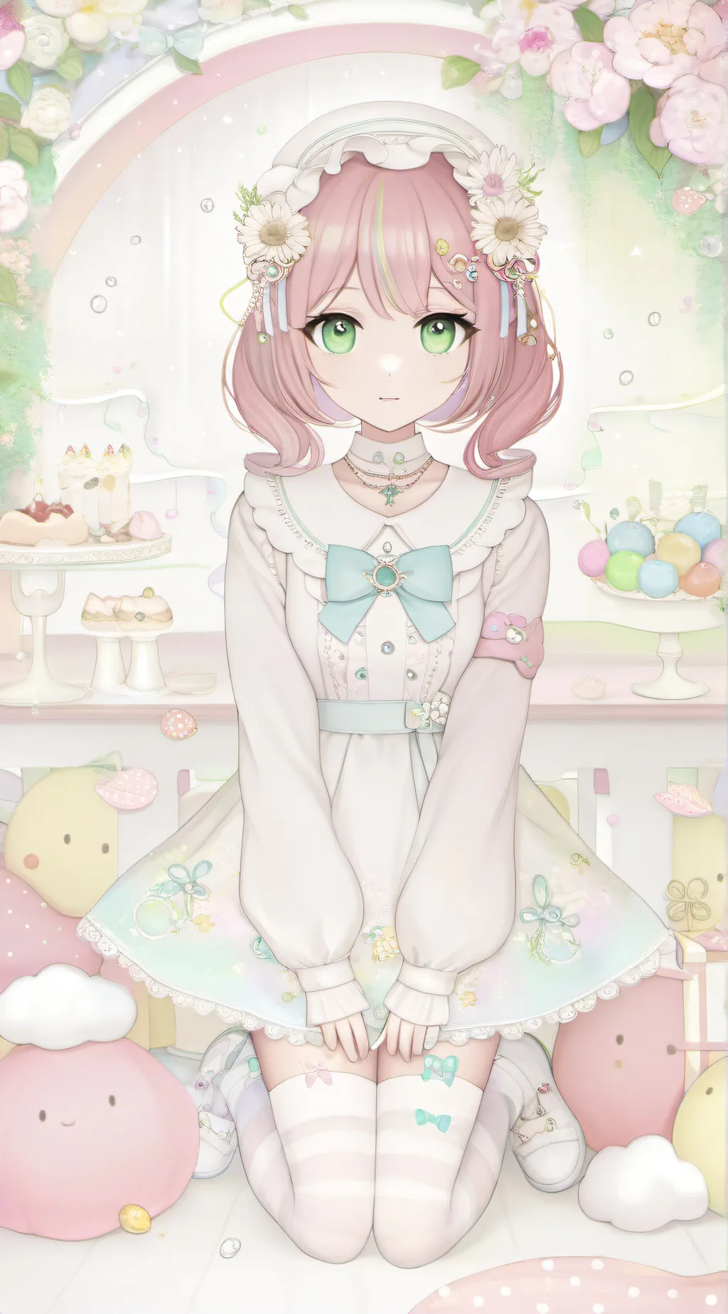 ai character: Luna background