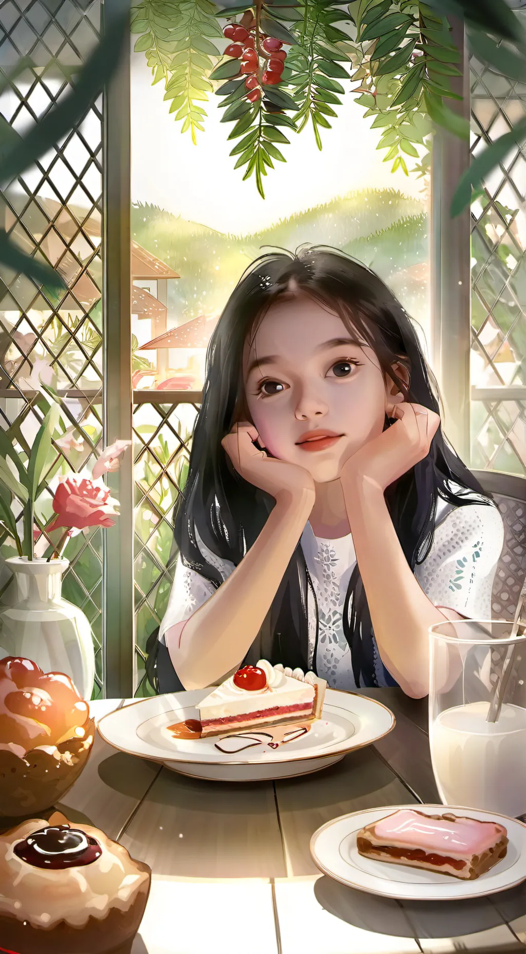 ai character: Vivian background