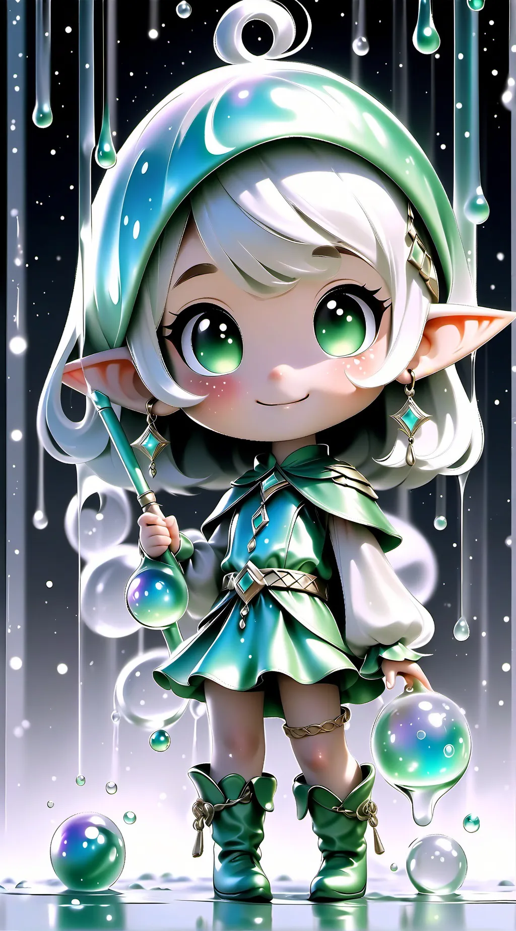 ai character: elf on the shelf background