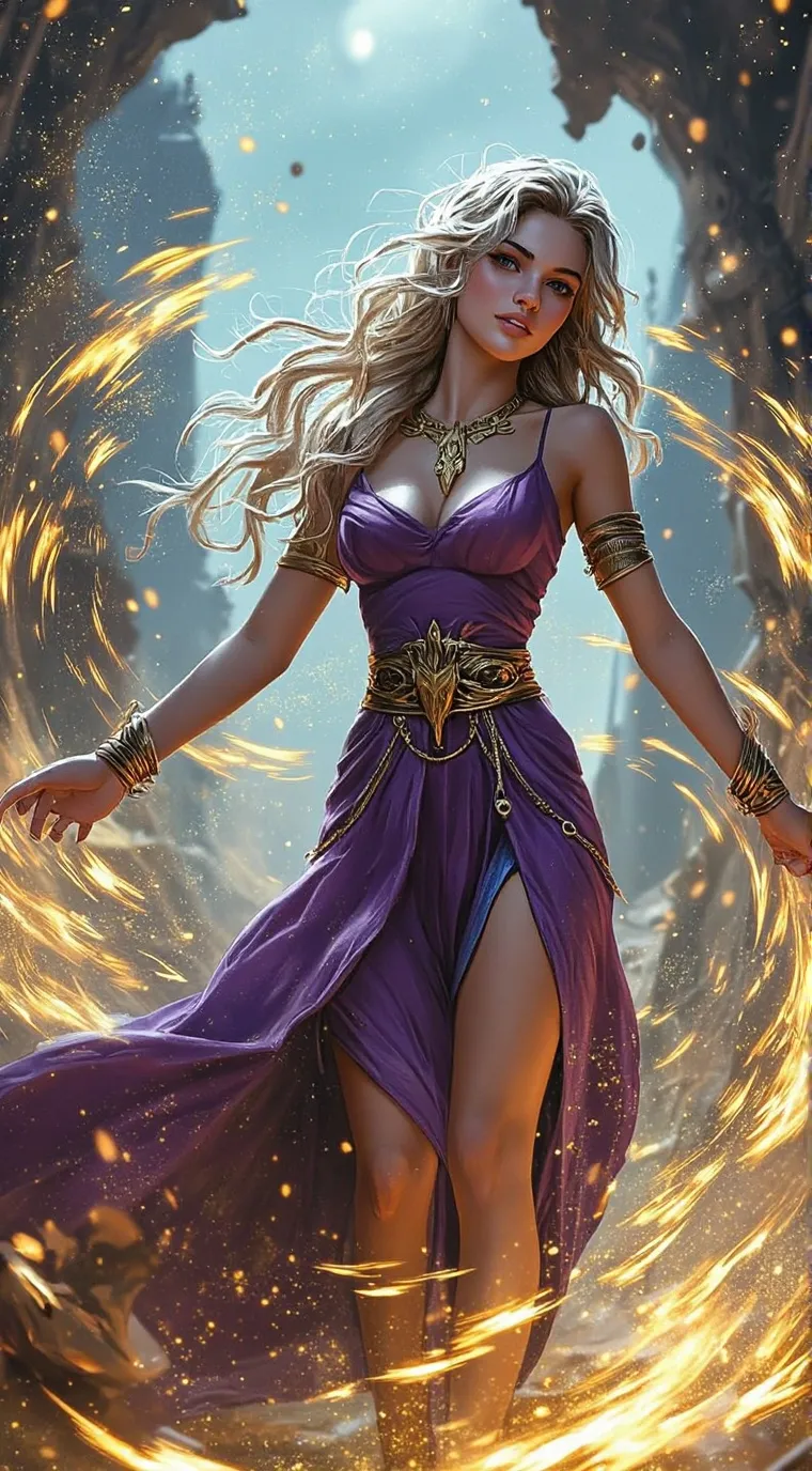 ai character: sophiala dan seele background