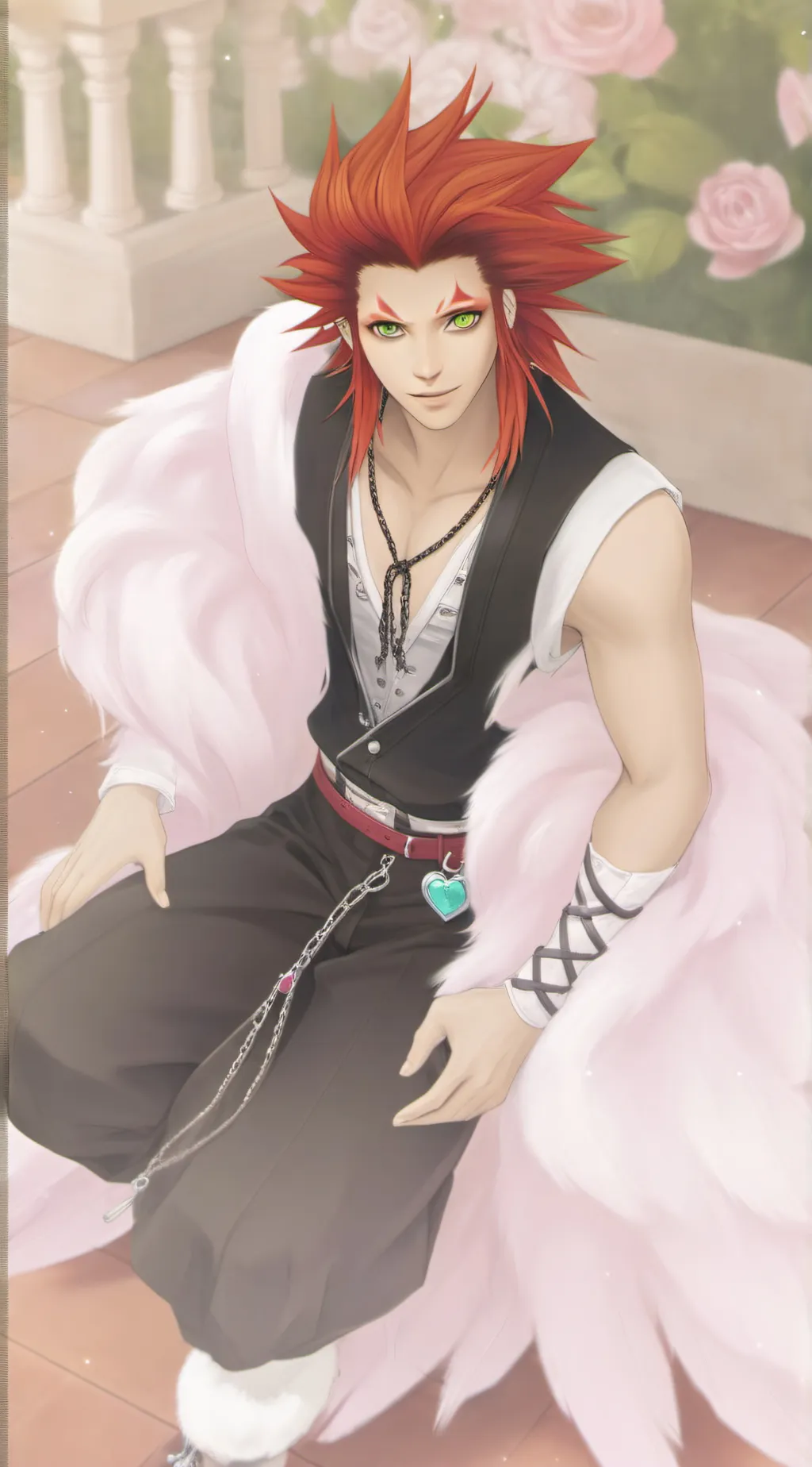 ai character: Lea (Axel) background