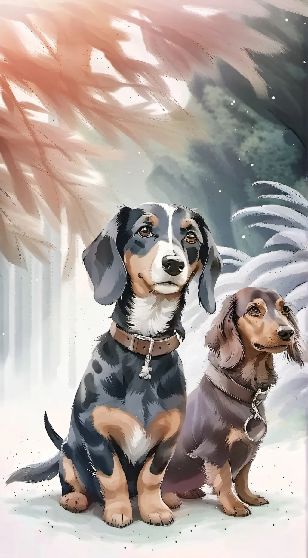 ai character: bella and banche background