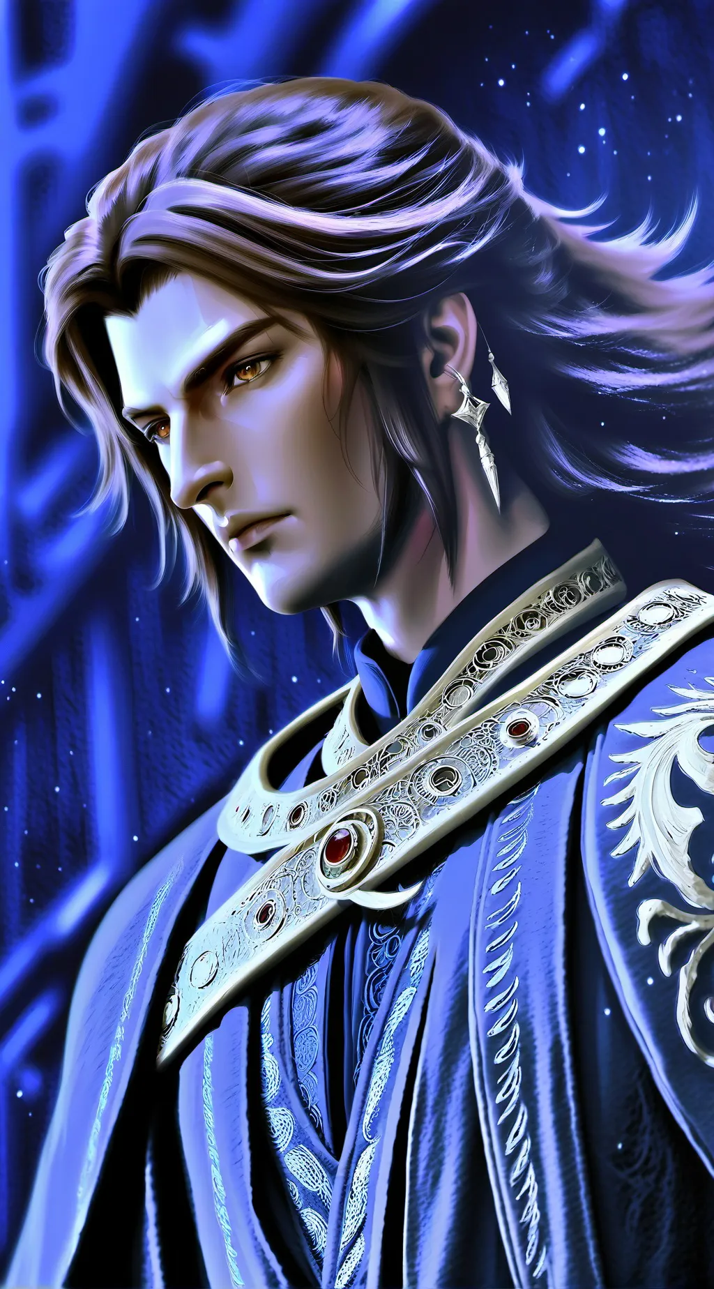 ai character: Dimitri belikov  background