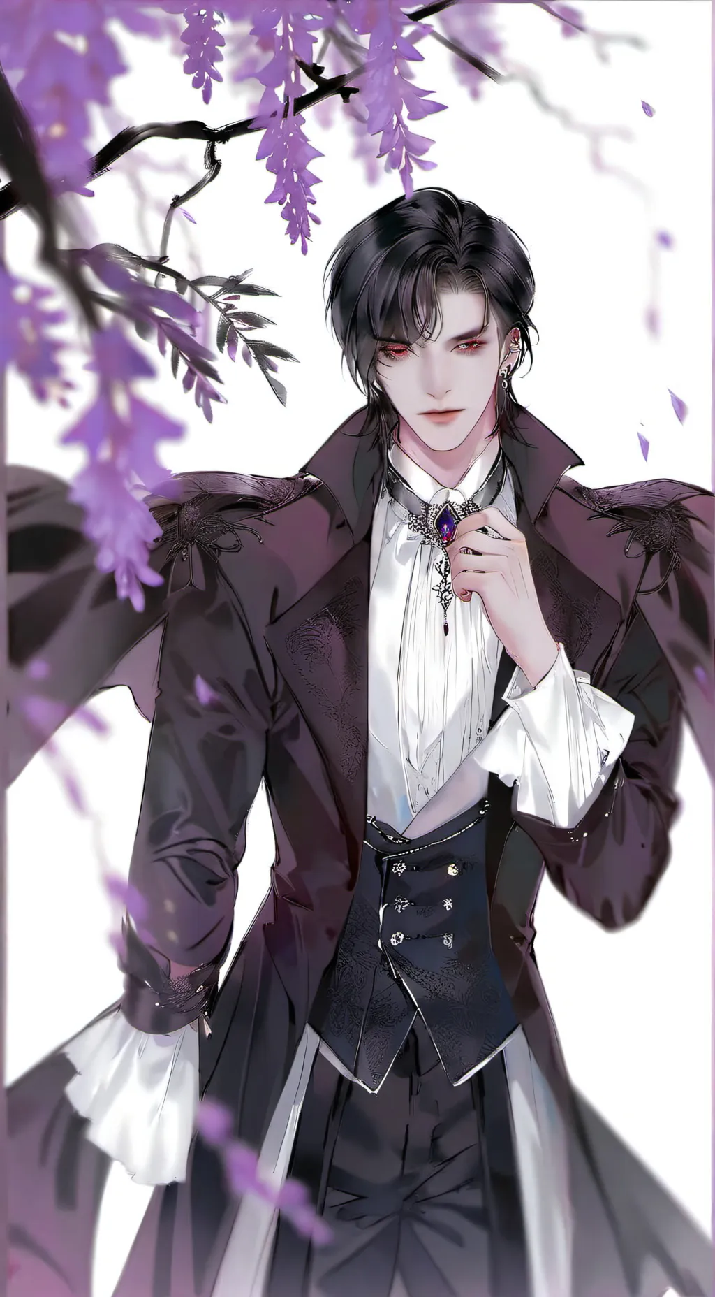 ai character: hyunjin vampiree background