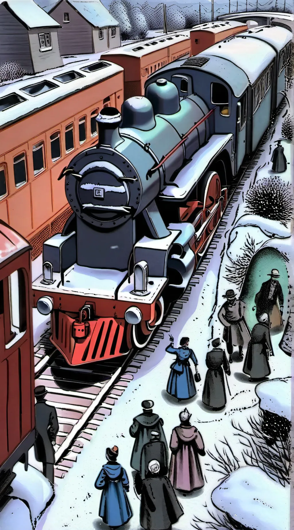 ai character: S STOCK THE TRAIN  background