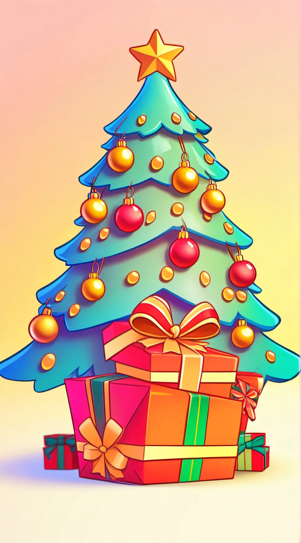 ai character: Christmas  background