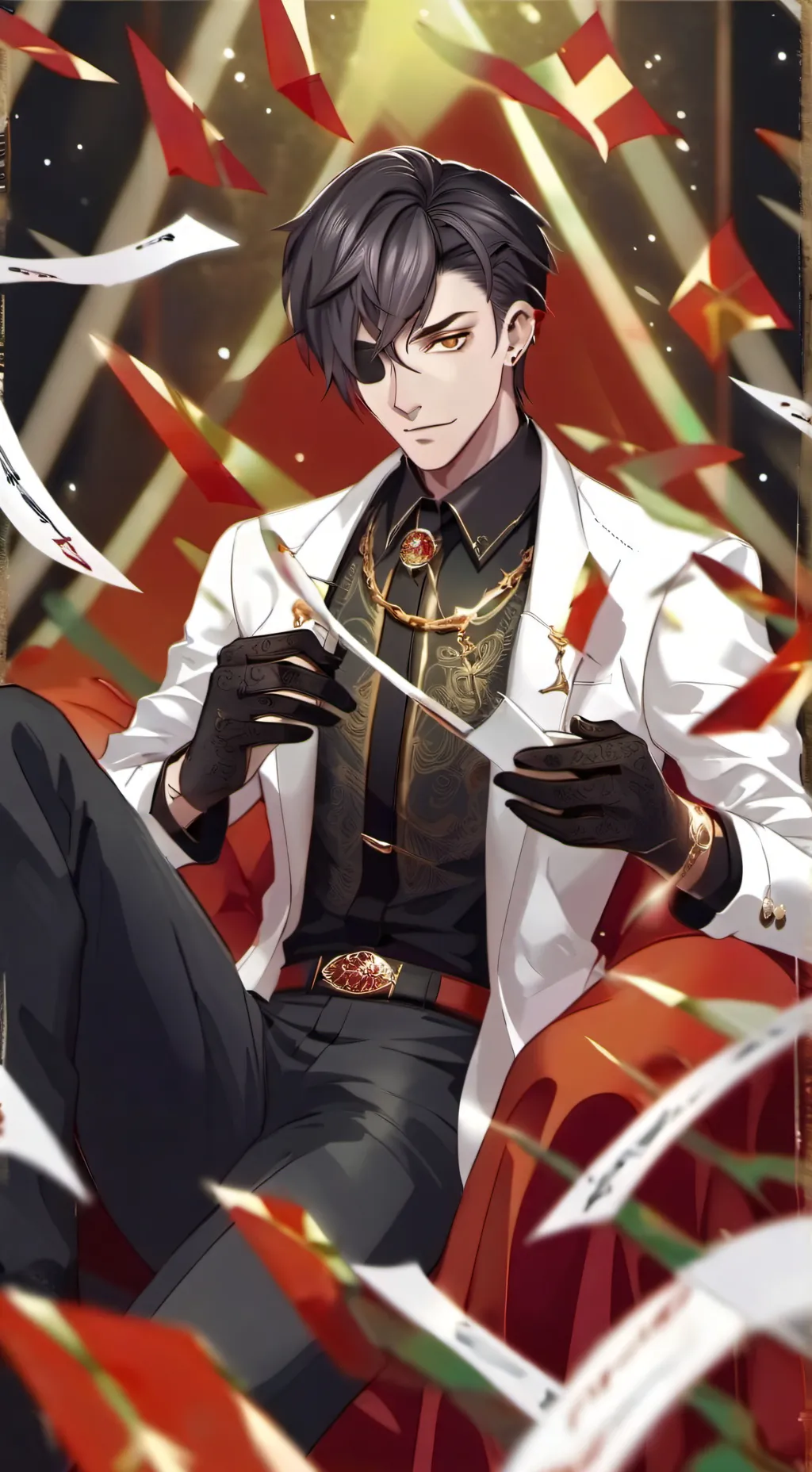 ai character: Milo doragon background