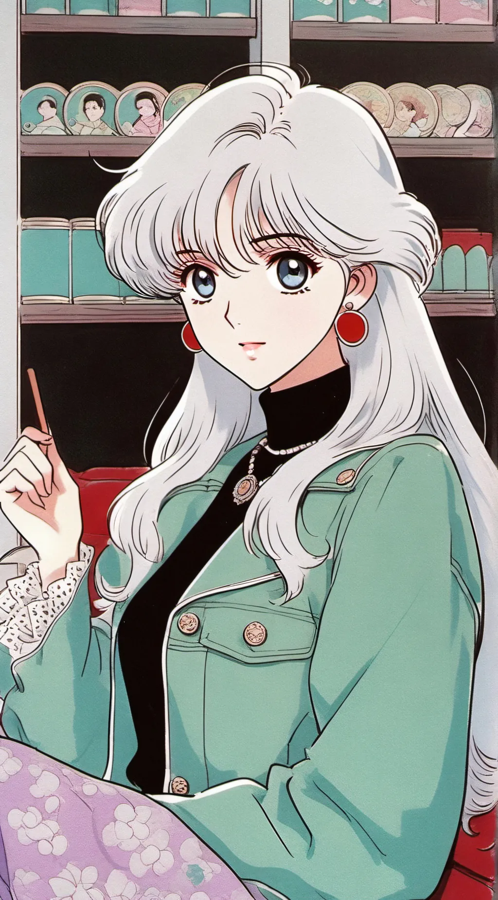 ai character: Joyce lea  background