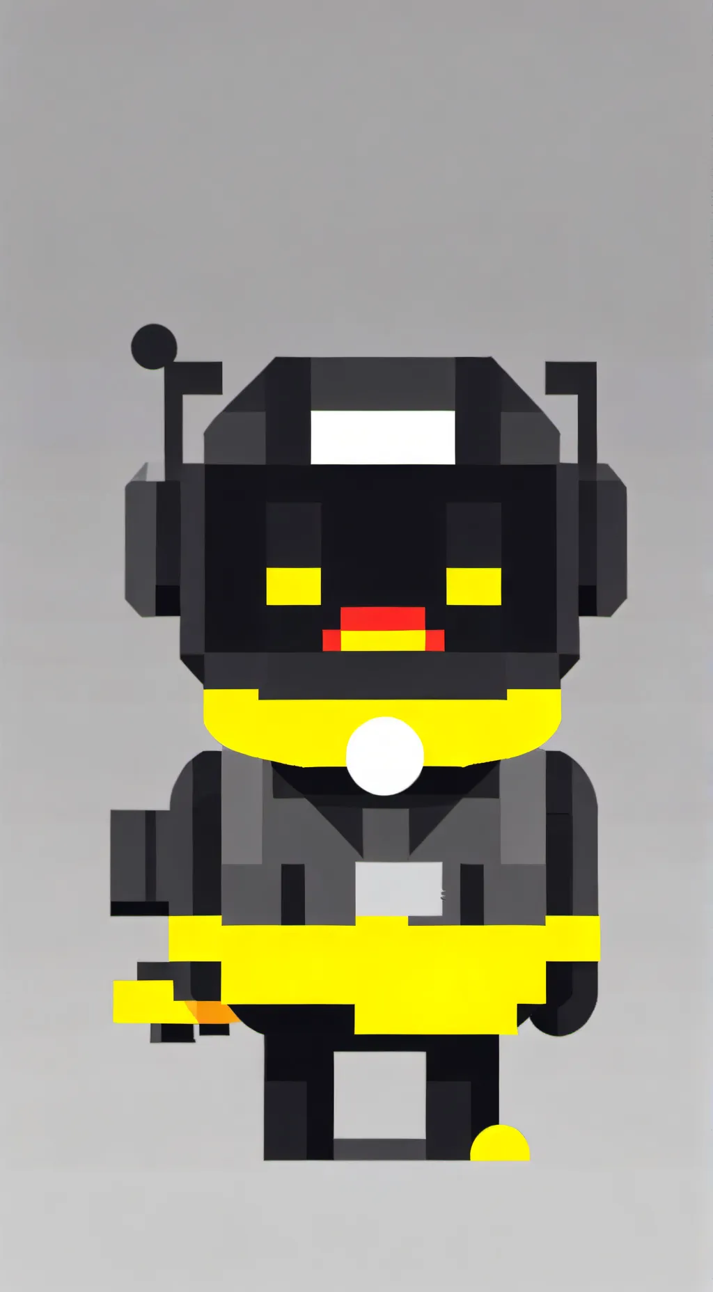 ai character: N pixel (yo xd) background