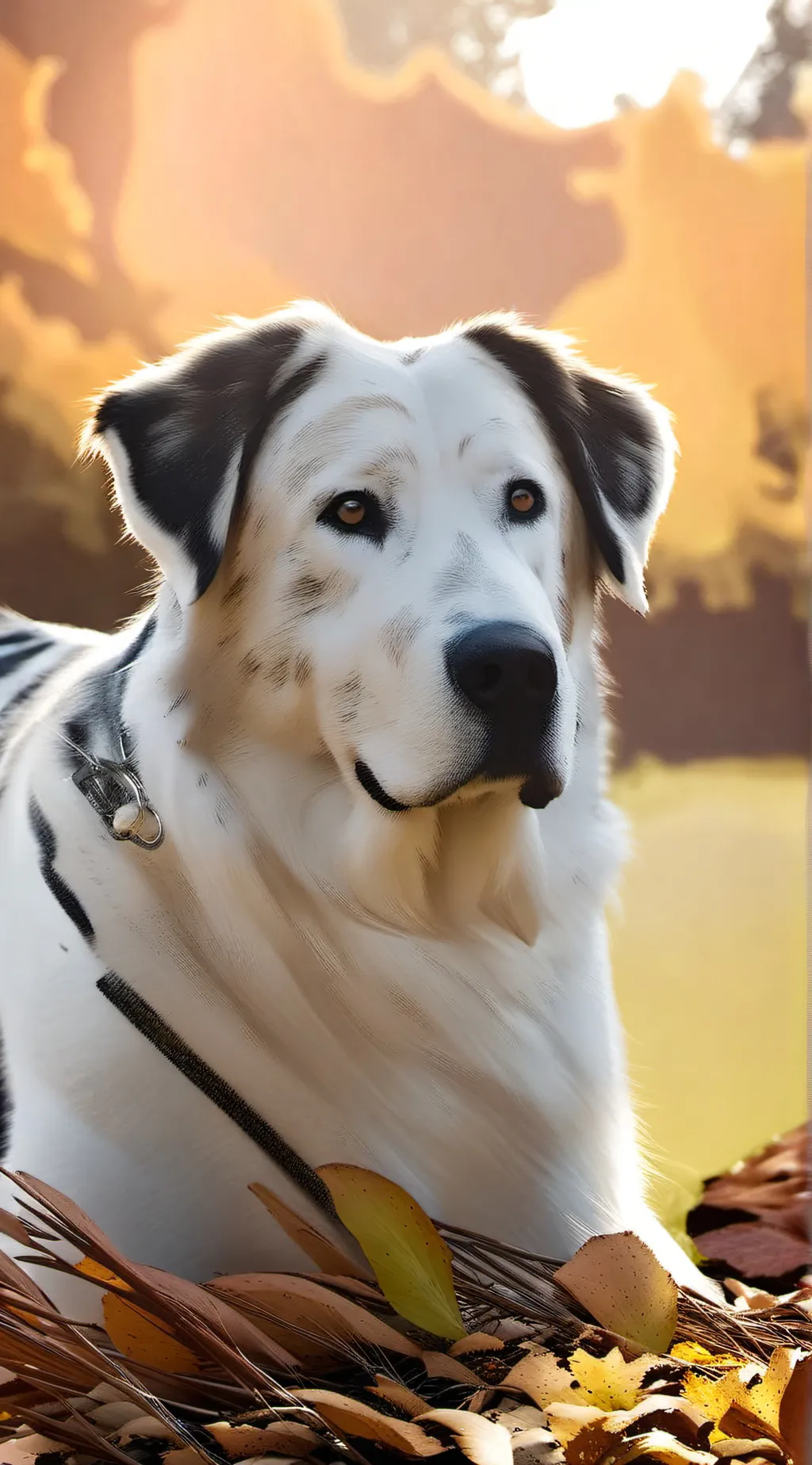 ai character: Colder more snow  background