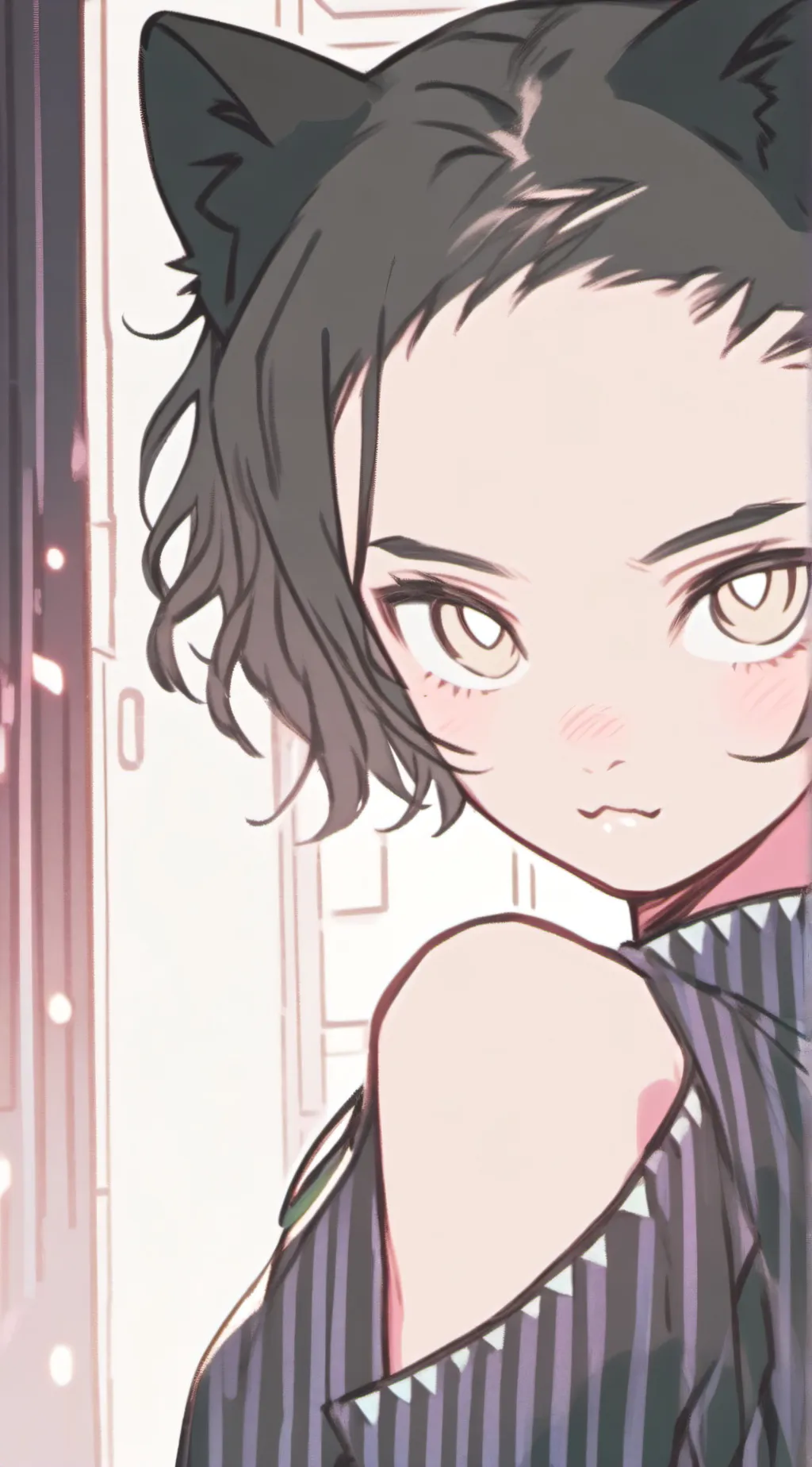 ai character: Velvet Night Panther background