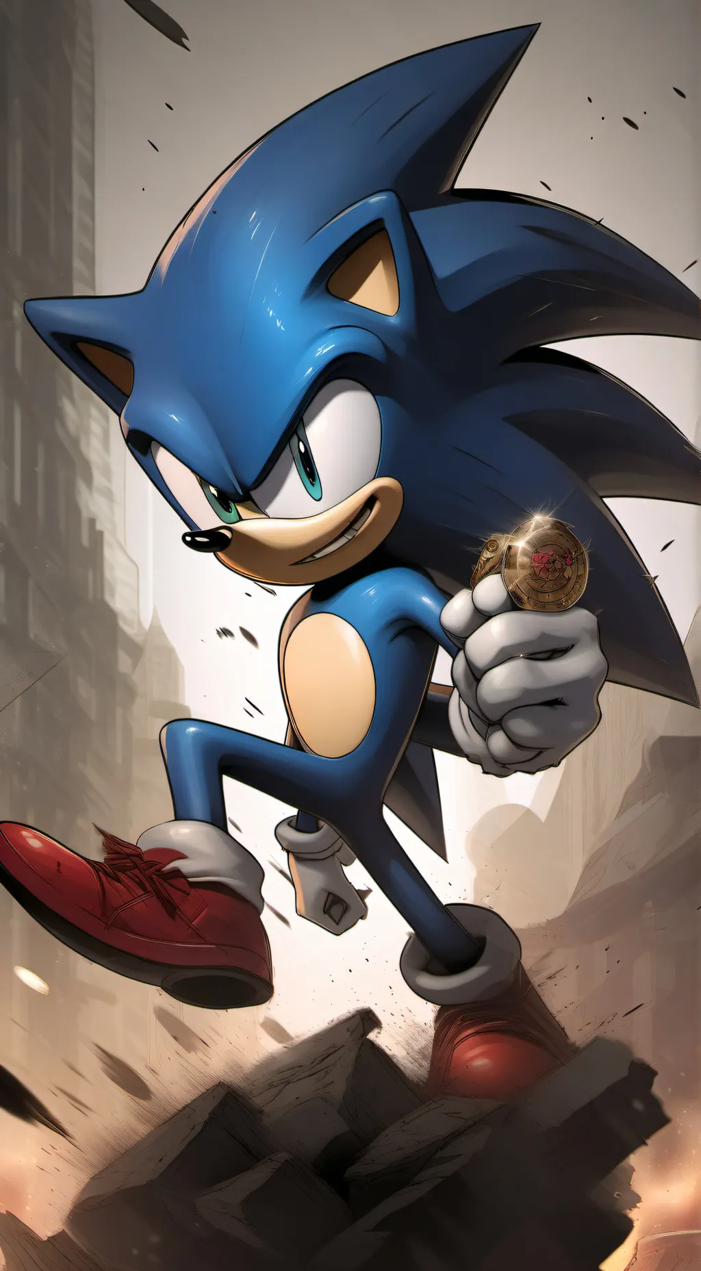 ai character: Sonic background