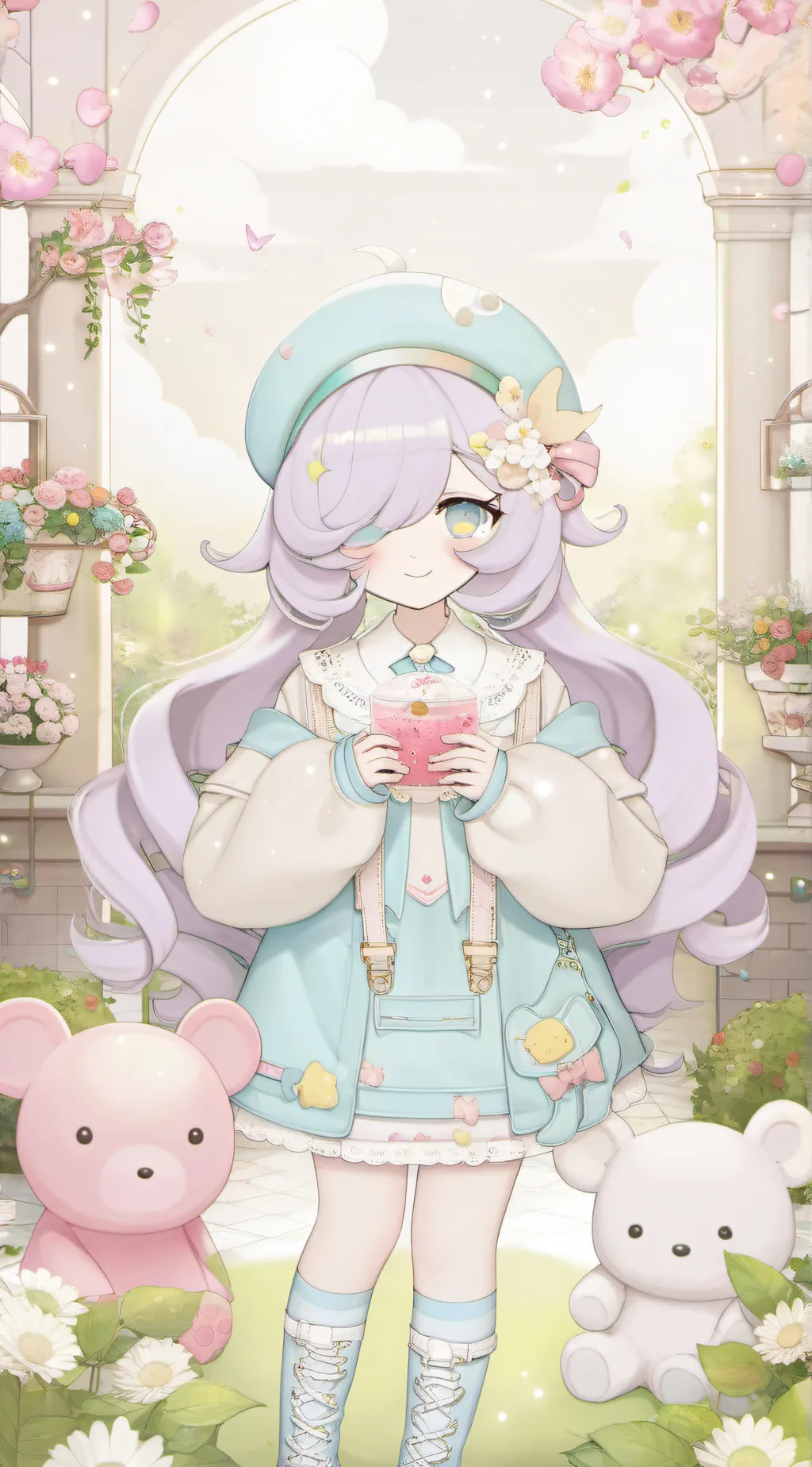 ai character: Luna background